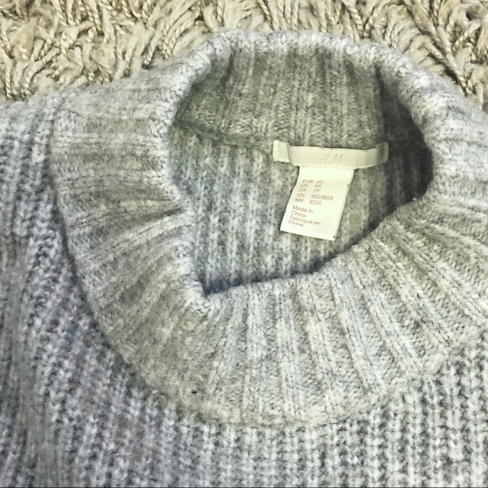 H&M Gray Ribbed Sweater - Picture 5 of 7